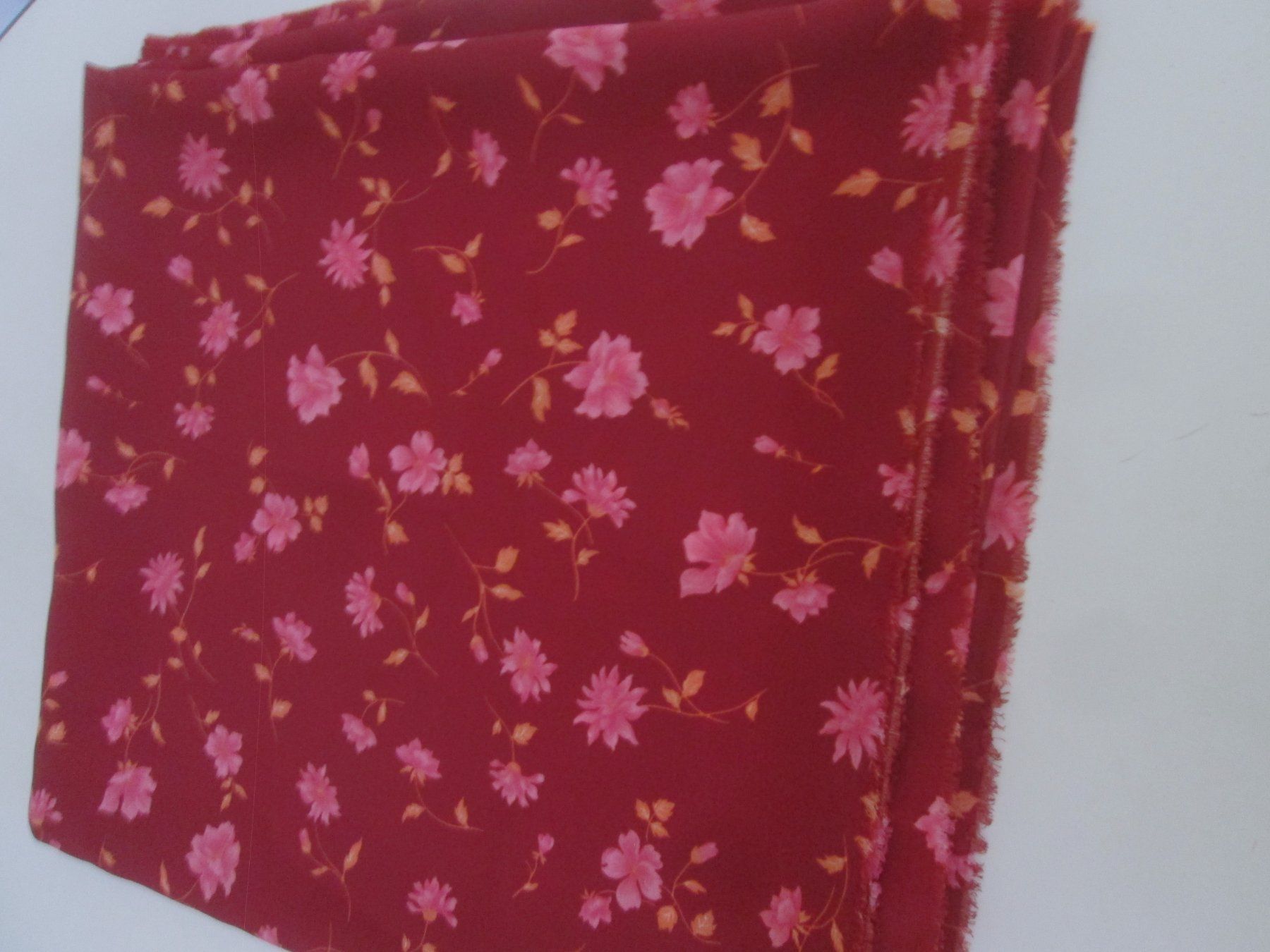 Tessuti: Neuer burgunderroter Stoff – Nuovo (secondo la descrizione) da Sementina venduto da babucia
