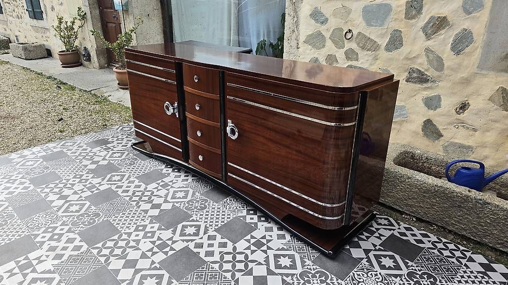 Credenze: Enfilade art deco acajou VENDU – Usato da Mollens VD venduto da espritartdeco 3