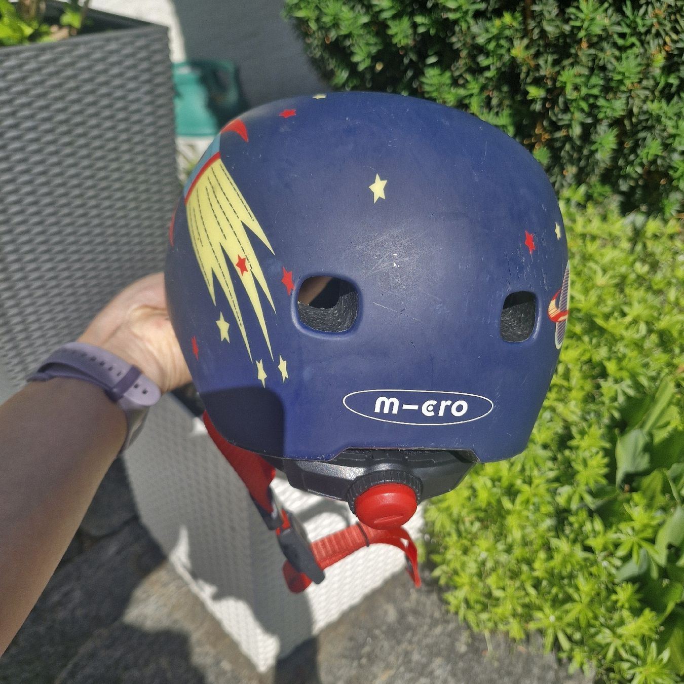 Micro Helme: micro Kinderhelm Blau Rakete 48-53cm – Gebraucht aus Forch von nadinepalermo 1