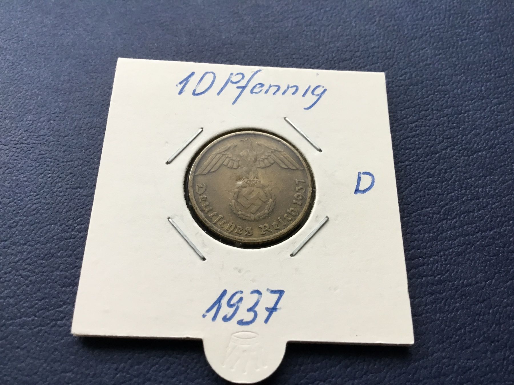 Tutti le monete: Drittes Reich 10 Reichspfennig 1937 D. – Usato da St. Margrethen SG venduto da alfapeugeot10 2