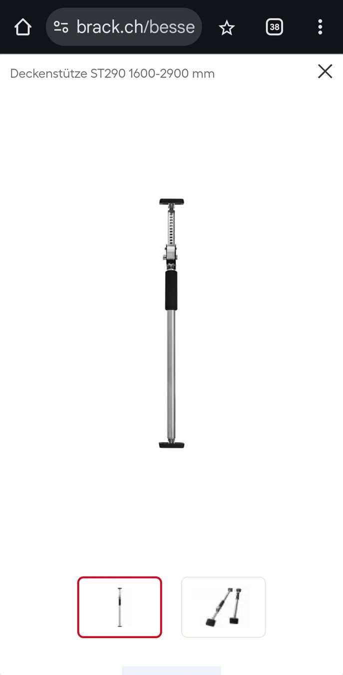 Balken: 4 x Deckenstützem 1600-2900 mm – Neu (gemäss Beschreibung) aus Basel von ilmondo