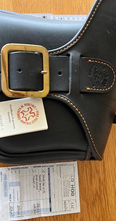 Chopper: neue Harley Softail Leder Street bag – Gebraucht aus Meilen von Inie 1