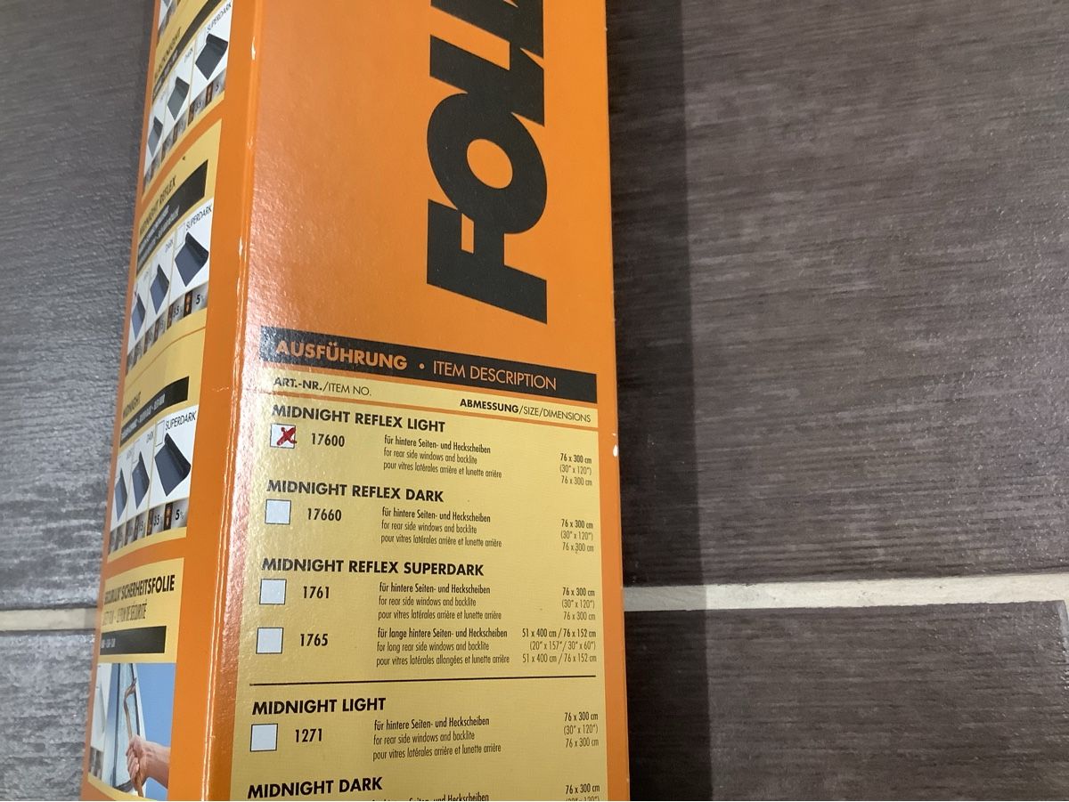 Lackretusche & Schutzfolien: Autoglas Folie Midnight Reflex light von Foliatec – Neu (gemäss Beschreibung) aus Brugg AG von Sweety_pie 9