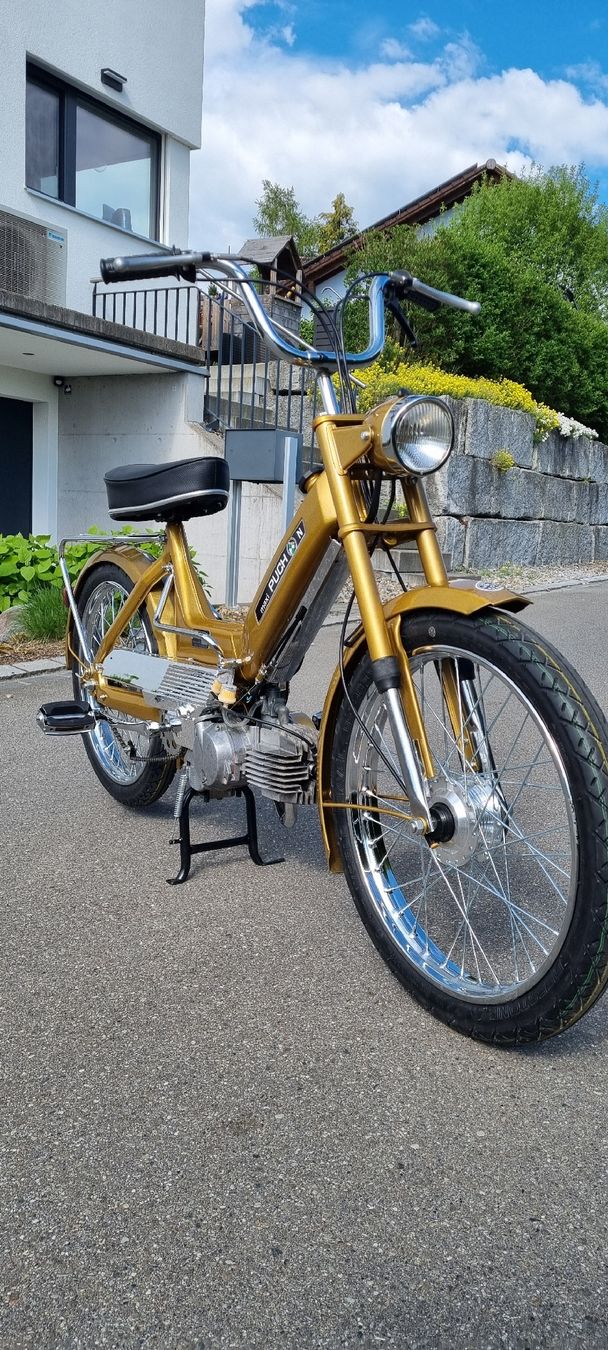 Puch Mofas: Puch Maxi N Neuaufbau Candy gold – Gebraucht aus Weinfelden von Vwaudi90 3