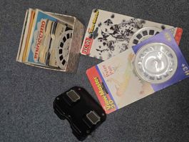 View-Master mit Filmen, gebraucht