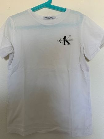 T-shirt Calvin Klein blanc taille 10ans