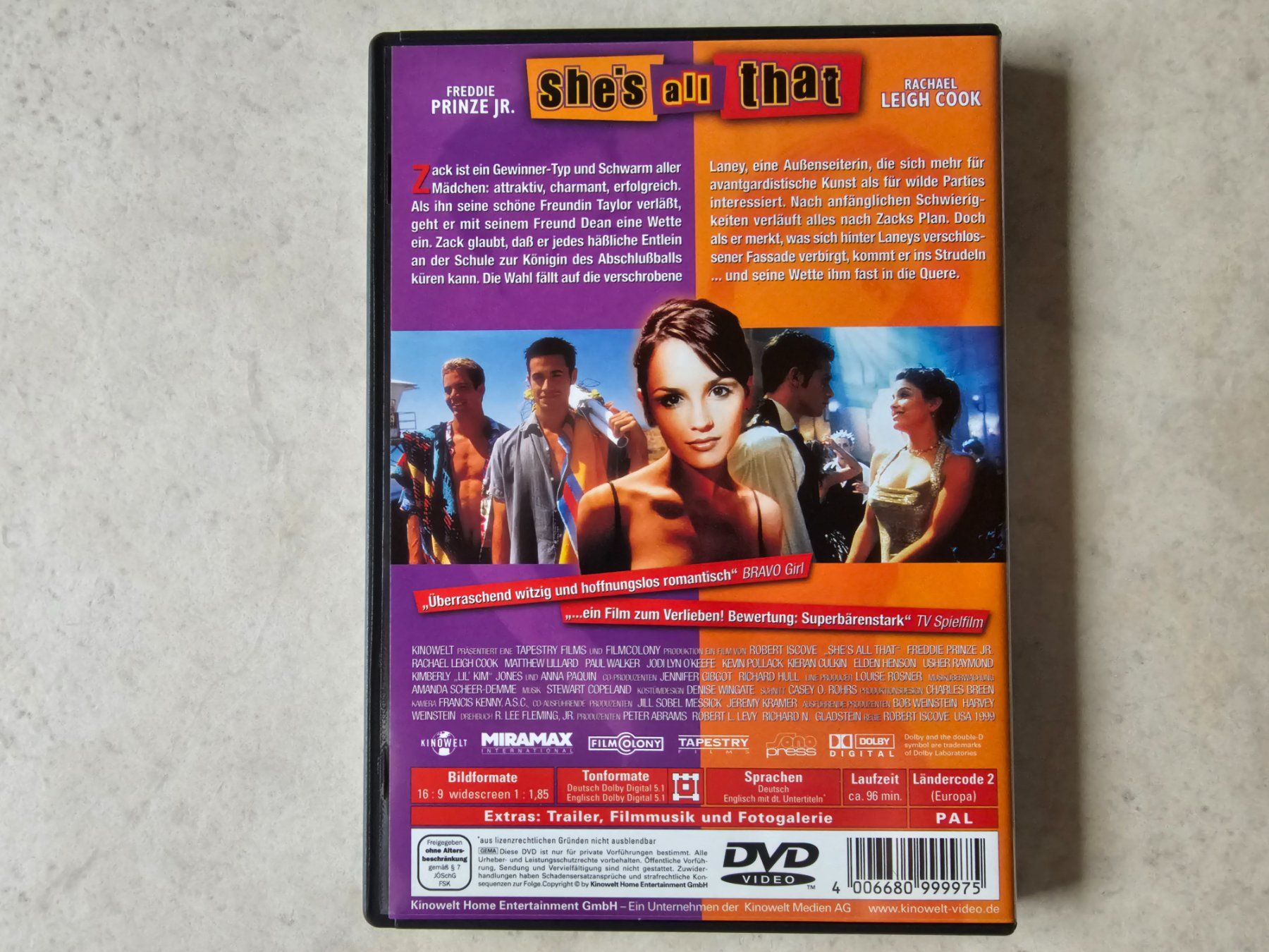 Tous les DVDs: She's all that – D'occasion à Schneisingen par backstore24 1
