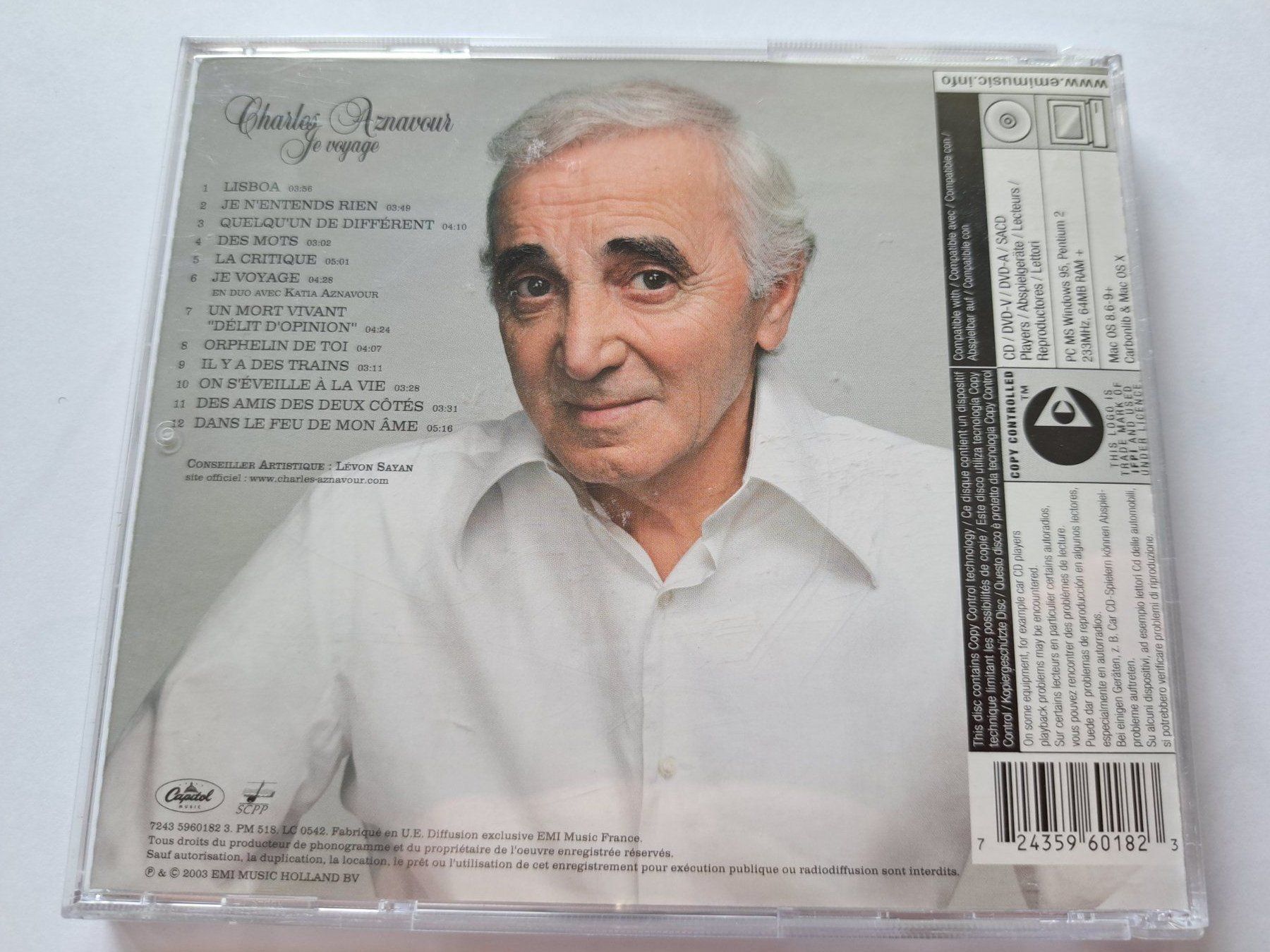CD: Cd Charles Aznavour - Je voyage  – Usato da Pully venduto da bro_n52j 1