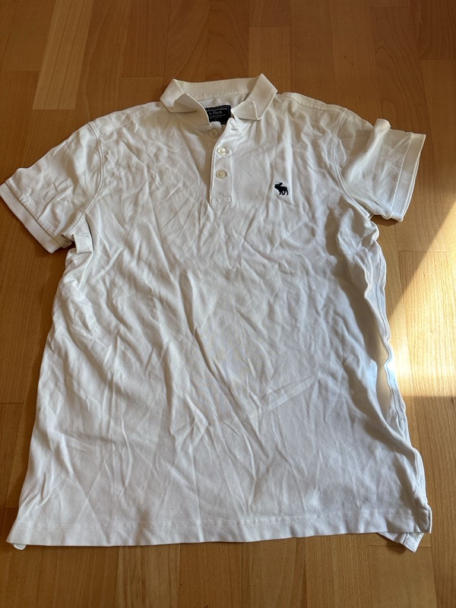 Abercrombie Magliette Polo: Abercrombie & Fitch white Polo – Usato da Chexbres venduto da doe_xns6