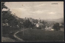 Leimiswil, Ortsansicht aus der Vogelscha