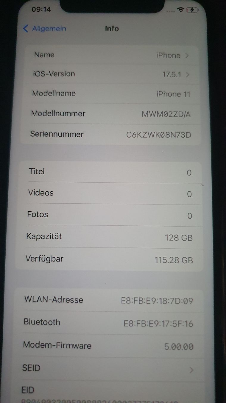 Apple Telefoni cellulari / Smartphones: iPone 11 128GB schwarz – Usato da Schindellegi venduto da tutti70 4