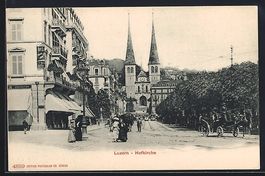 Luzern, Hofkirche mit Konfektionsgesch