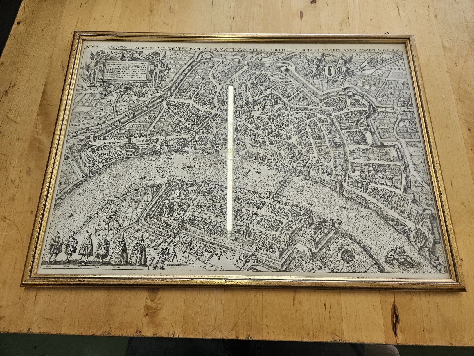 Foto & Immagini: Altes Bild Basel Stadt 1615 – Usato da Pratteln venduto da Cartonsducoeur_bl