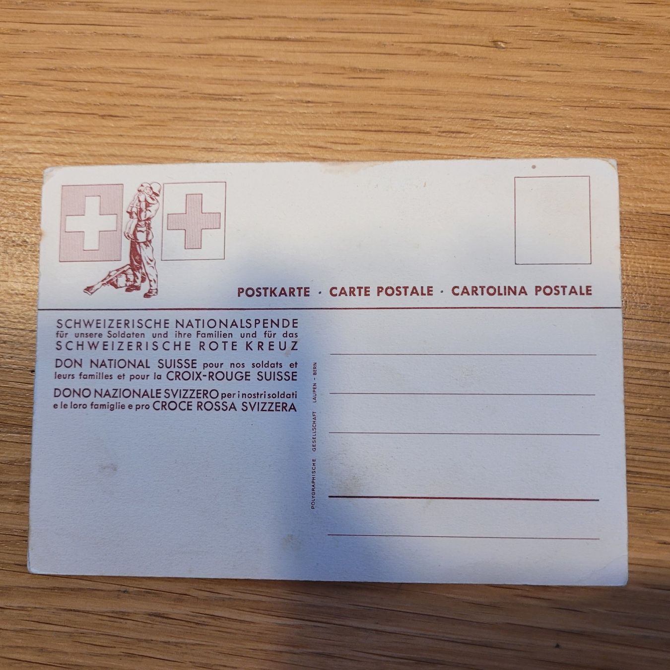 Ansichtskarten: Carte Postale Militaire Soldat – Gebraucht aus Biel/Bienne von Destockweb 1