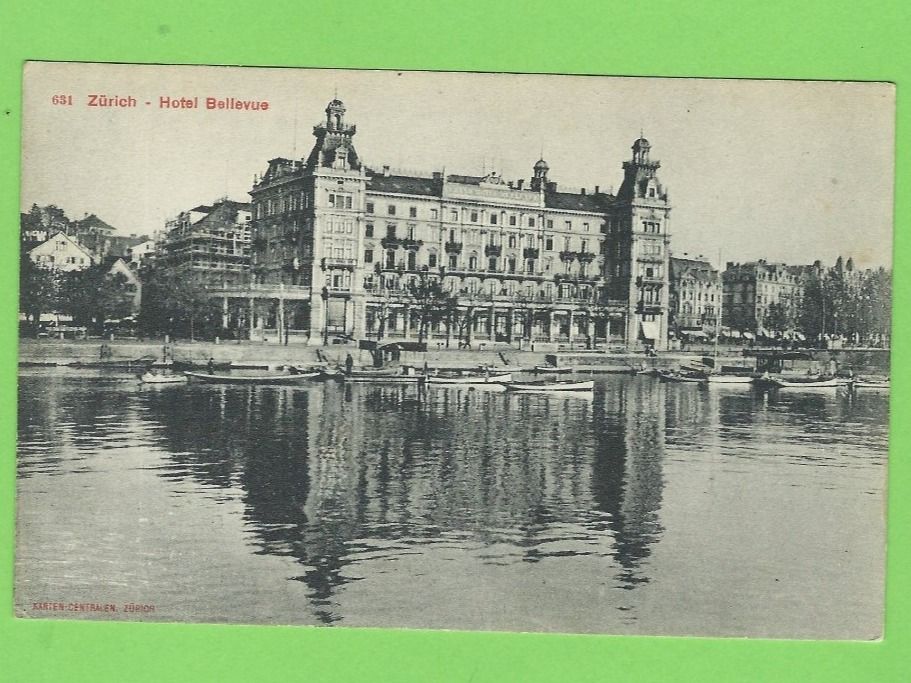Cartes postales: Zürich Hotel Bellevue – D'occasion à Zürich par t24_de