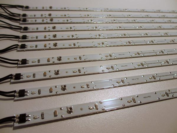Märklin Modellini di ferrovie: 10 Stk. KELLTEC LED Stäbe gelb dimmbar! 0-24 Volt AC/DC – Nuovo e nell'imballaggio originale da Dittingen venduto da Beamsplitter 3