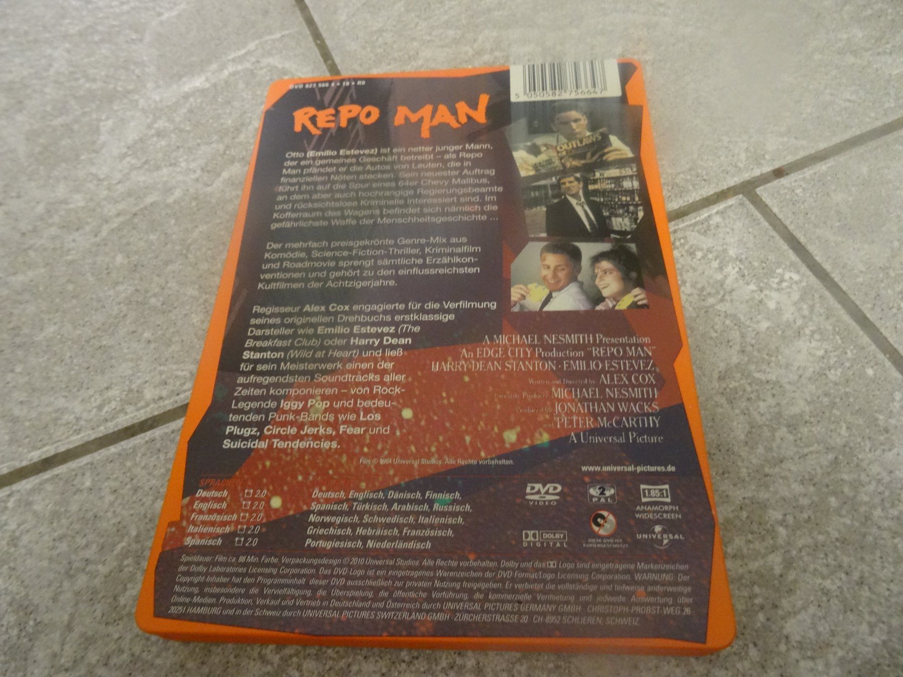 Alle DVDs: DVD Repo Man STEELBOOK – Gebraucht aus Olten von Disc-Verkauf 2