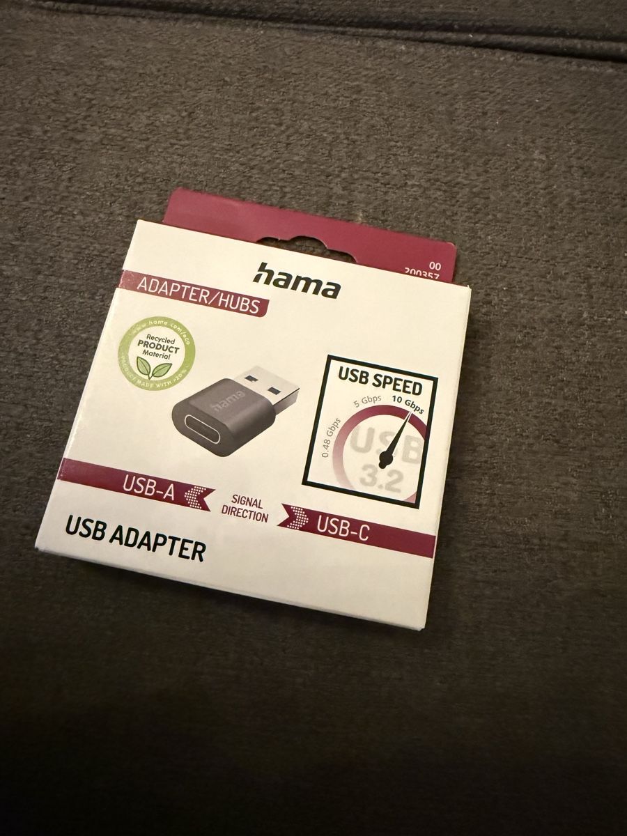 Unità & Adattatore: Adattatore Hama da USB-A a USB-C – Nuovo e nell'imballaggio originale da Chiasso venduto da pri_yp8y