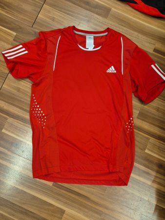 Adidas Climacool Lauf-Shirt rot Grösse L K33