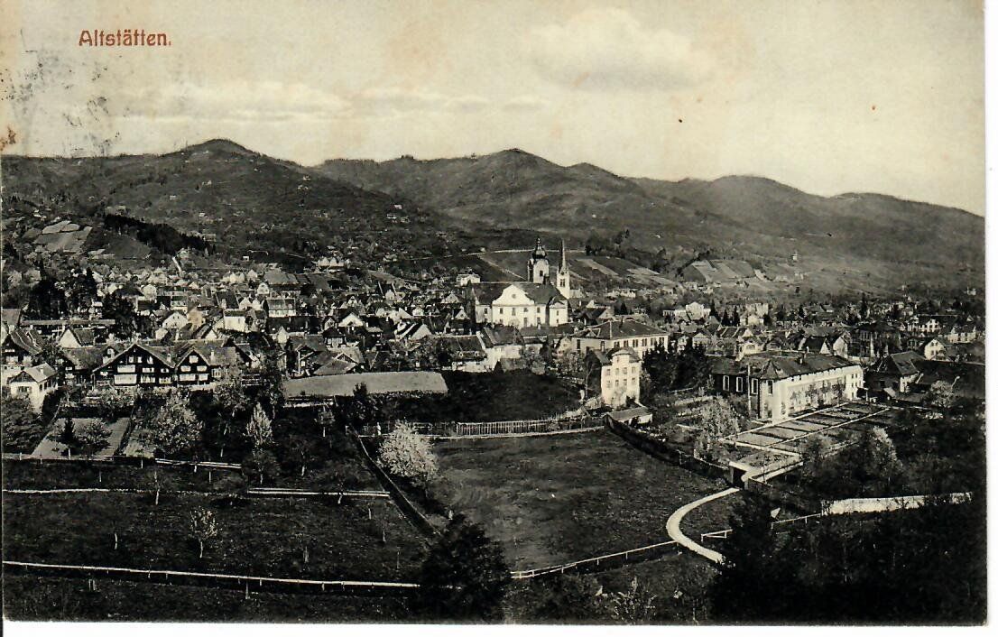 Cartoline postali: Altstätten  1913 – Usato da Hochdorf venduto da Ziegel-16