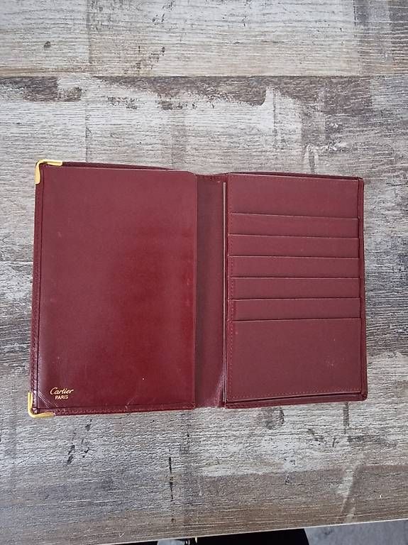 Cartier Portafogli: Cartier Brieftasche Leder – Usato da Bassersdorf venduto da Nellin 1