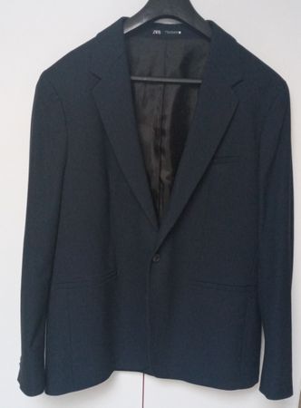 Zara Dunkelblau Jacke Gr54 + Geeschenk Dunkelgrau Hose Gr44