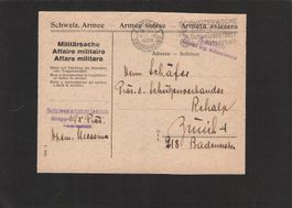 Militärsache 1936 ,Stabstempel Amt. Ges. org. Schiesswesen.