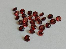 Grenats Almandin AAA 3 mm / 0.13 ct pièce