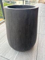 Pflanztopf massiv anthrazit (50 cm hoch, 30 cm breit)