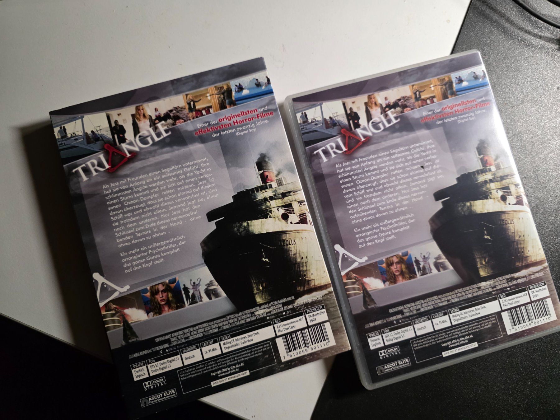 Tutti i DVDs: DVD - Triangle - Die Angst kommt in Wellen – Usato da Walterswil BE venduto da Lonitti 2