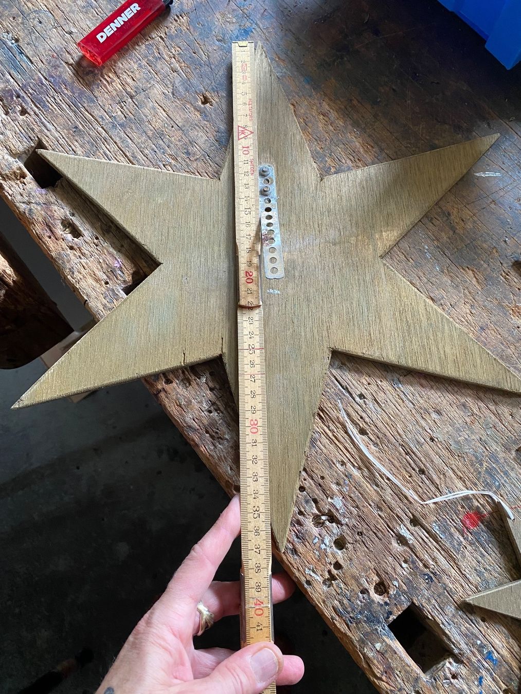 Articoli in legno: Fensterladen deko Holz Sterne – Usato da Langenthal venduto da flower101 3