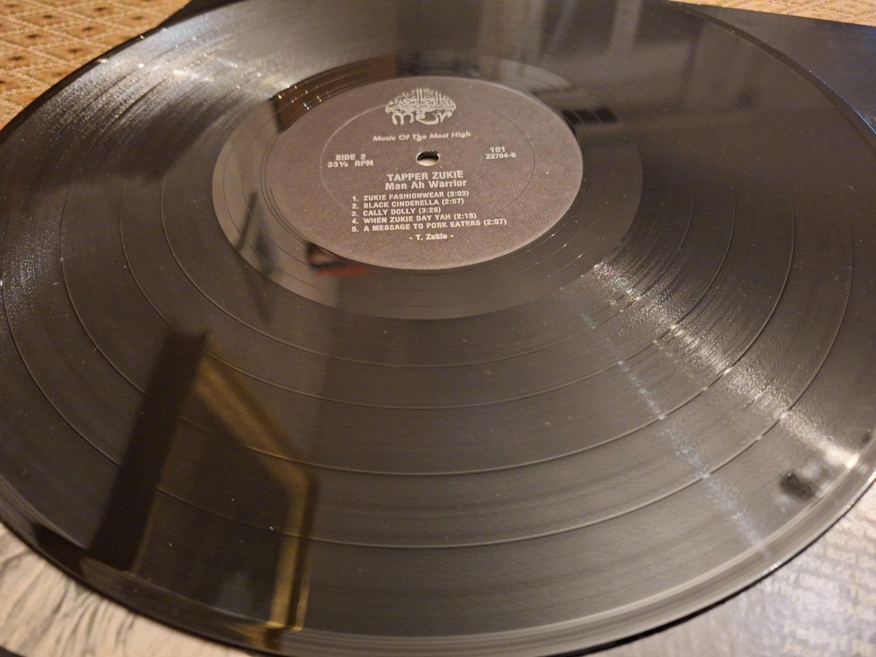 Dischi in vinile: Reggae LP - Tapper Zukie - Man Ah Warrior – Usato da Bernex venduto da Wannabehasbeen01 5
