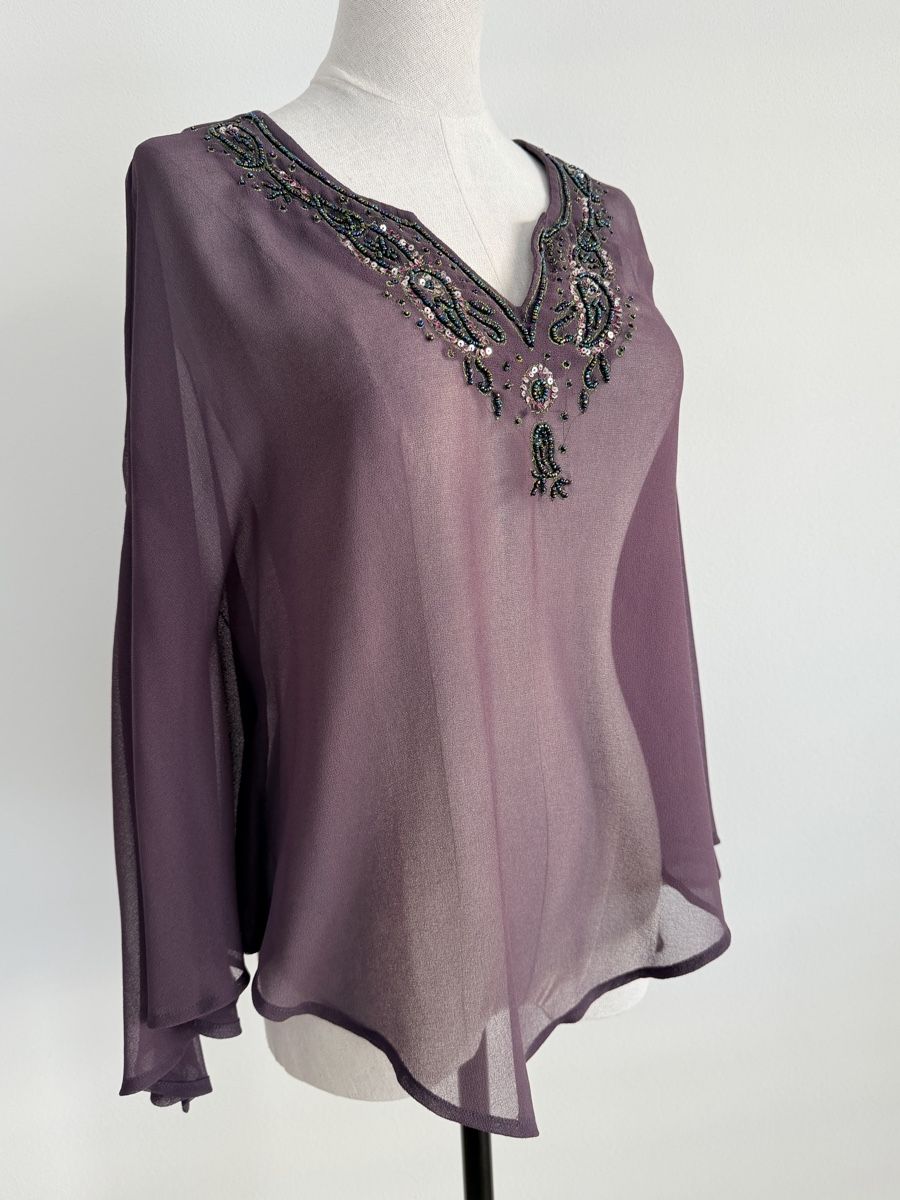 Yes Or No Camicette: Bluse Lila Gr. L – Usato da Rothenburg venduto da rana7666 1