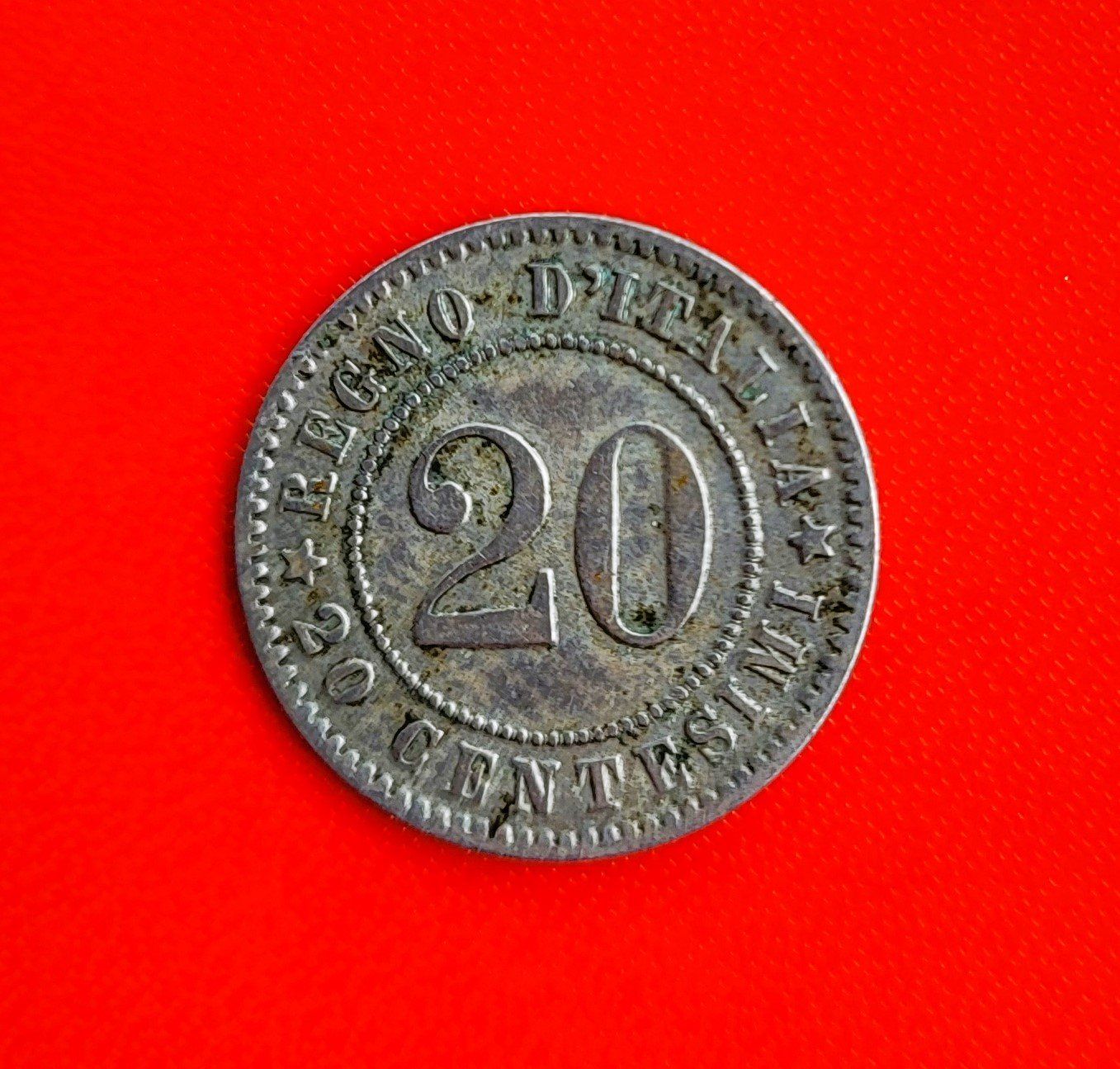 Tutti le monete: Italia 20 Centesimi 1894 - KB – Usato da Castione venduto da Rx-stamps 1