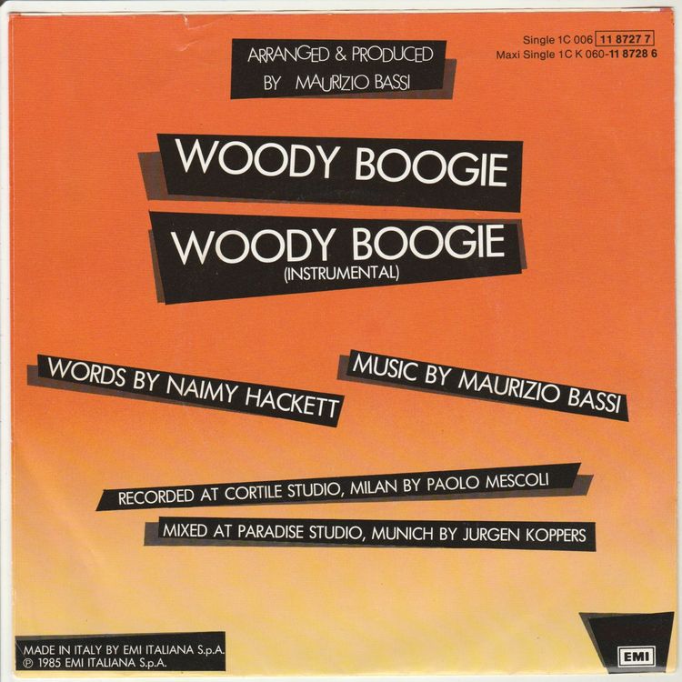 Baltimora - Woody Boogie ITALO DISCO 7