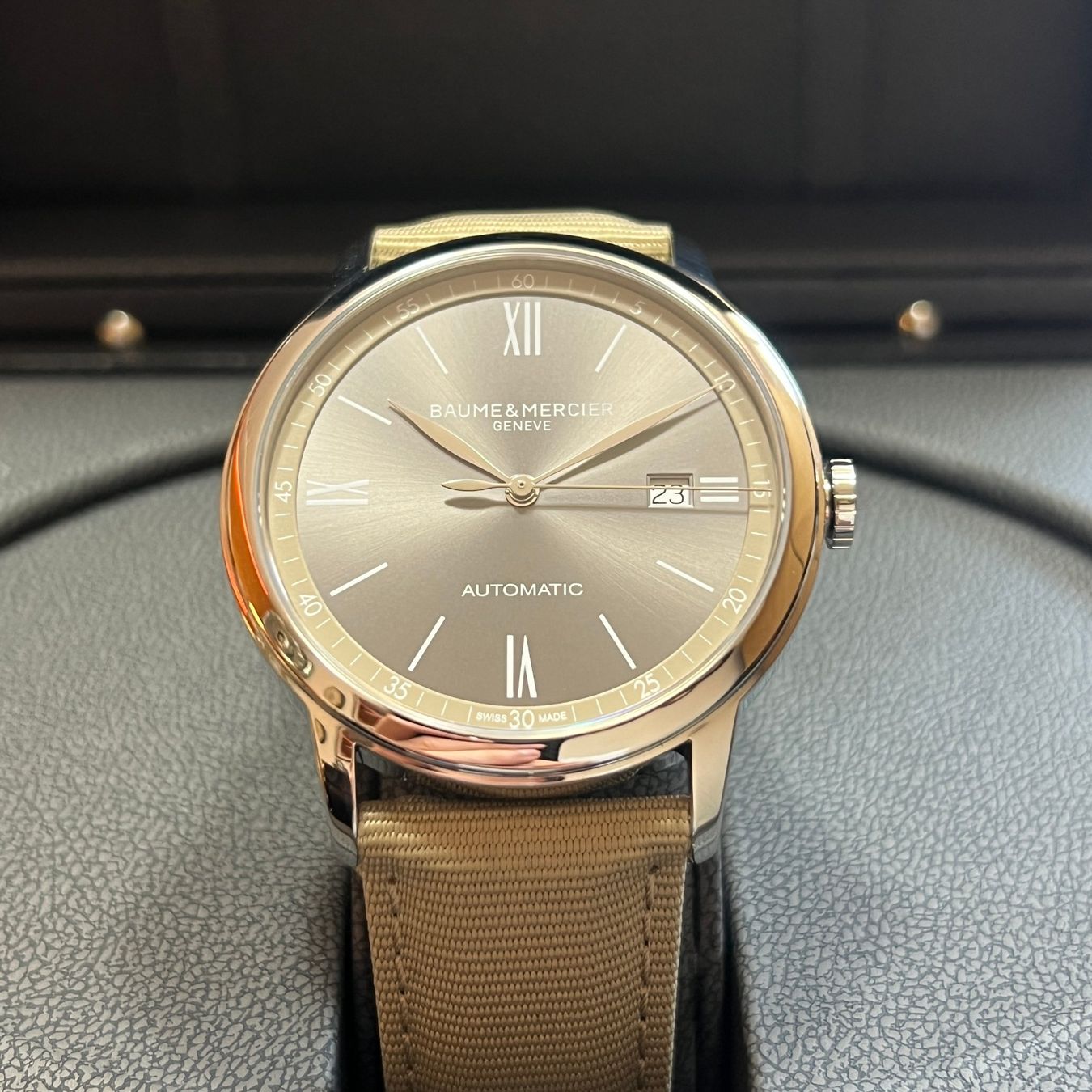 Baume & Mercier Orologi: Baume & Mercier Classima Automatic Date Full Set M0A10695 – Usato da Carouge GE venduto da Watchaser
