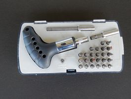 Tivoly Schraubenzieher-Set mit Bits, Top Zustand!