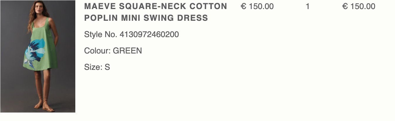 Vestiti: Anthropologie Dress – Nuovo e nell'imballaggio originale da Zürich venduto da honeybunny91 2