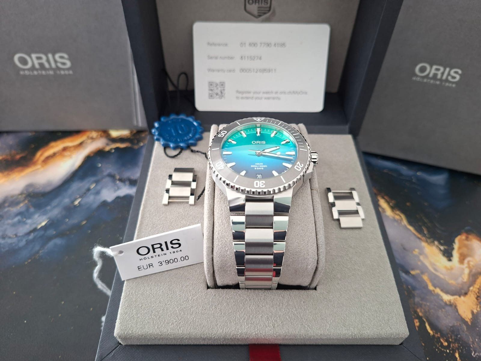 Oris Uhren: ORIS Aquis Great Barrier Reef limited Edition IV – Neu (gemäss Beschreibung) aus St. Silvester von gbgmbh 2