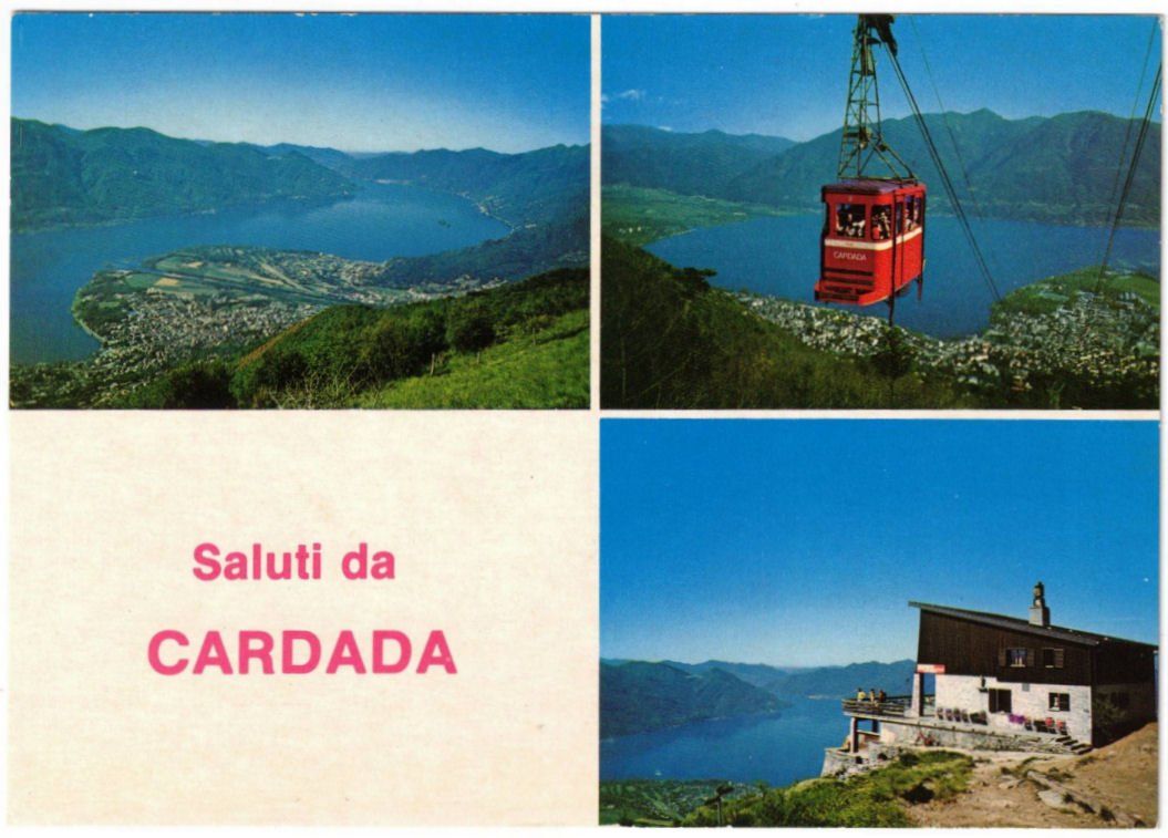 Ansichtskarten: Locarno - 3 Bild AK Cardada – Gebraucht aus Binningen von Mountainrider