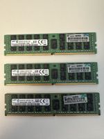 96GB RAM (3x 32GB) 2Rx4 PC4-2133P-RA0-10-DC0, PN: 752370-091