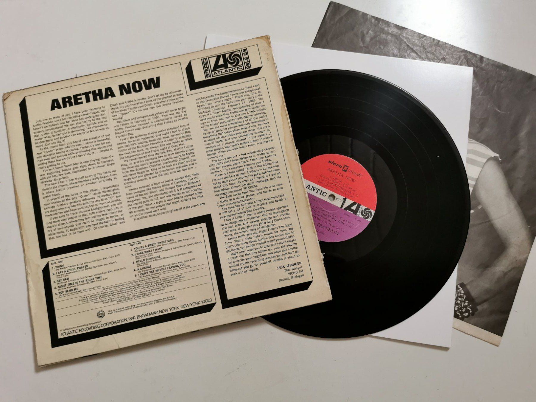 Dischi in vinile: ARETHA FRANKLIN - NOW – Usato da Grafenried venduto da House-of-Oldies 1