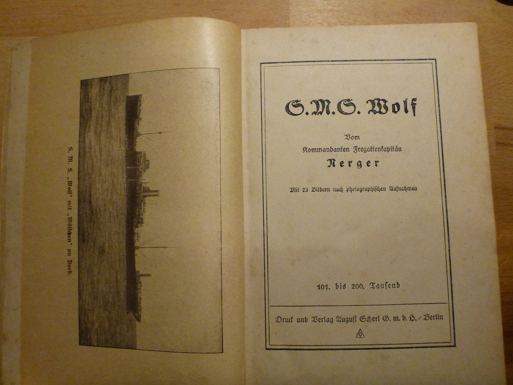 Bücher: SMS WOLF – Gebraucht aus Eschen von Nerger1918 7