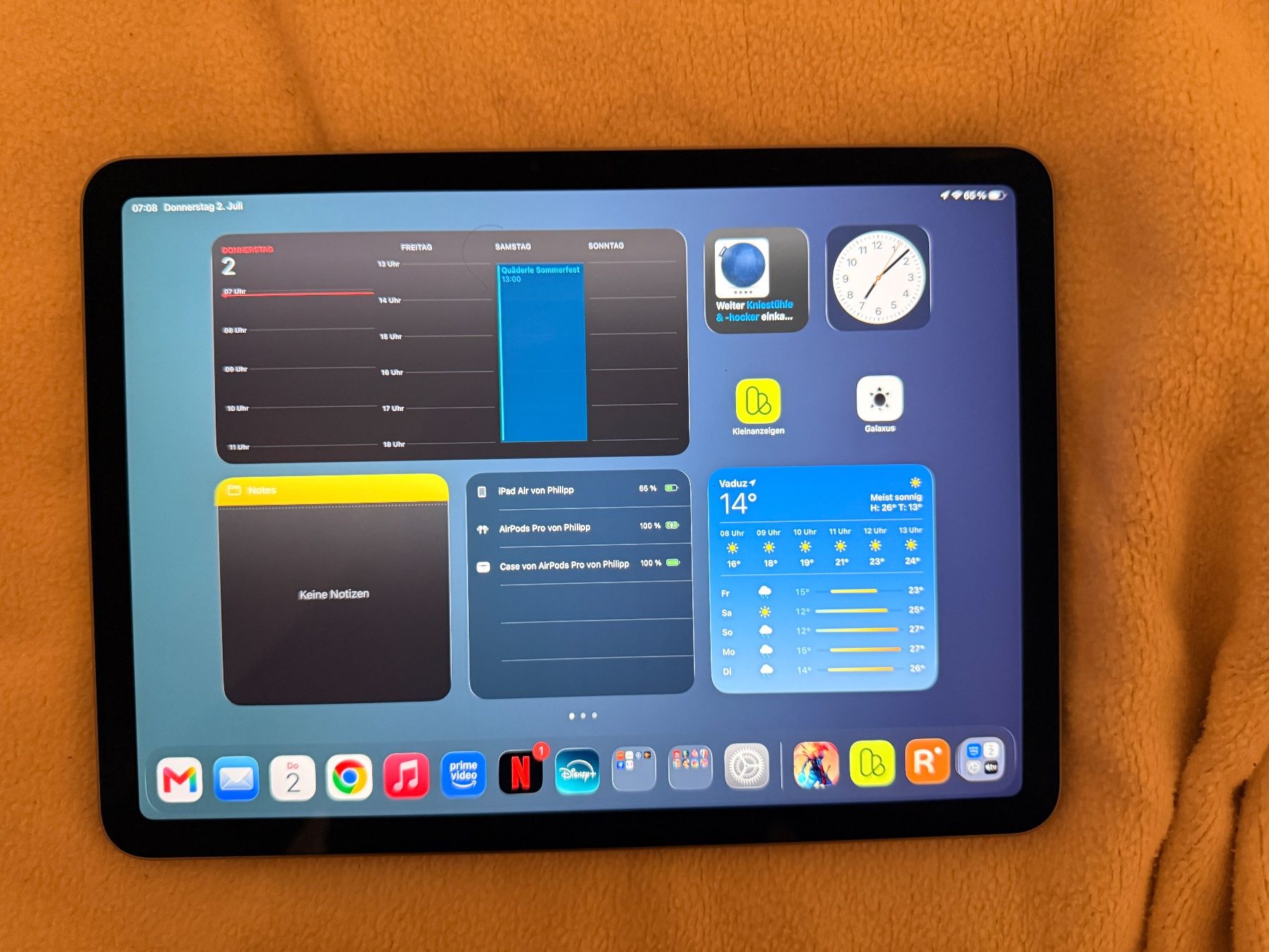 Apple Tablet PC: Ipad Air M3 mit 128 GB Speicher – Gebraucht aus Vaduz von phf_5t8n 4
