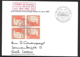 Eisenbahn Sonderkarte S. 917 100 Jahre Nationalbahn 1977