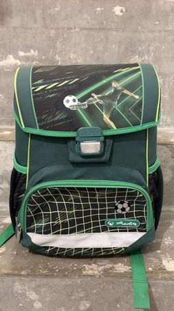 Schulranzen Herlitz Fussball Motiv guter Zustand