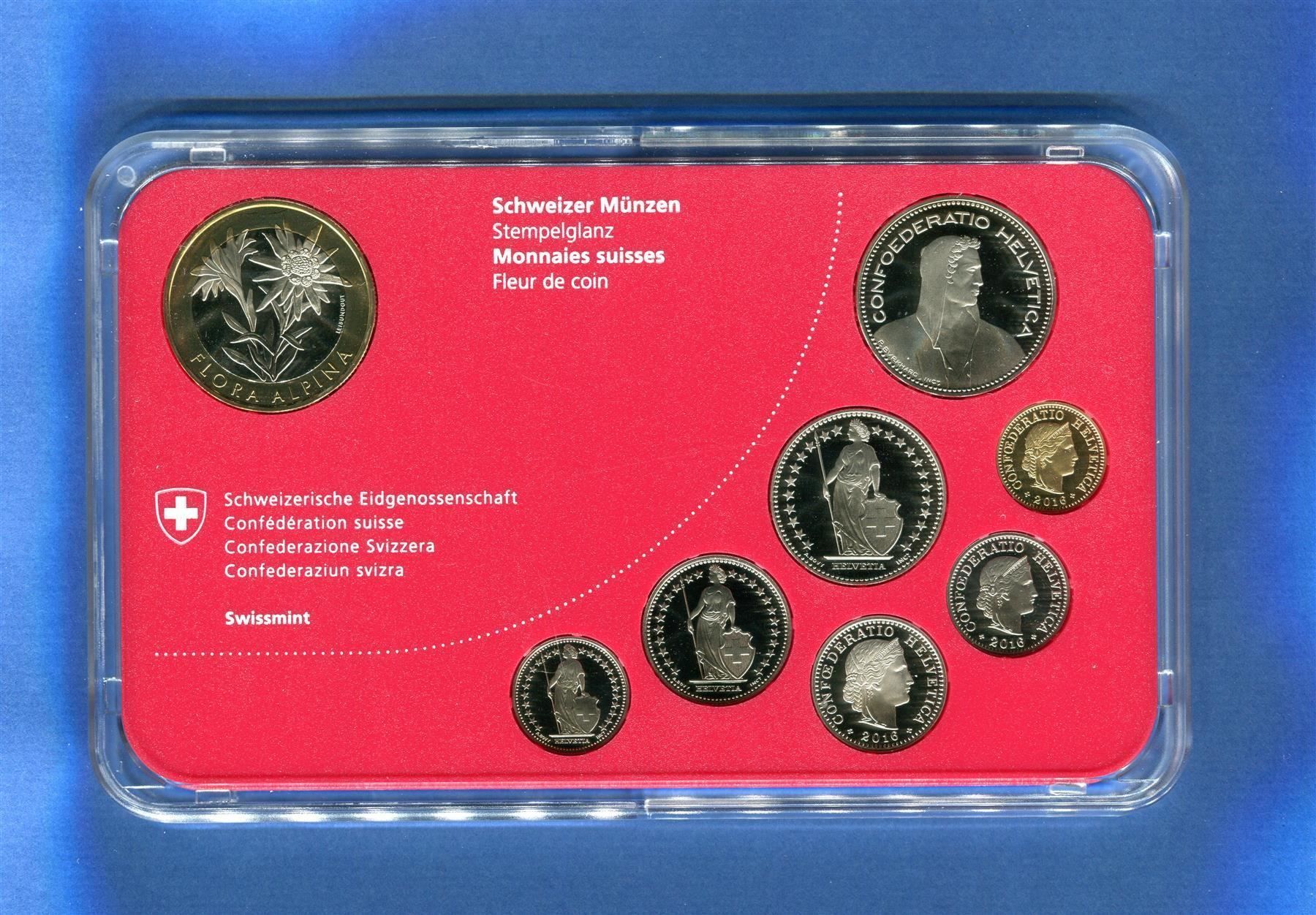 Tutti le monete: (1467) Münzsatz 2016 Stgl imSchutzkarton – Usato da Rüthi (Rheintal) venduto da erdnuessli1 1