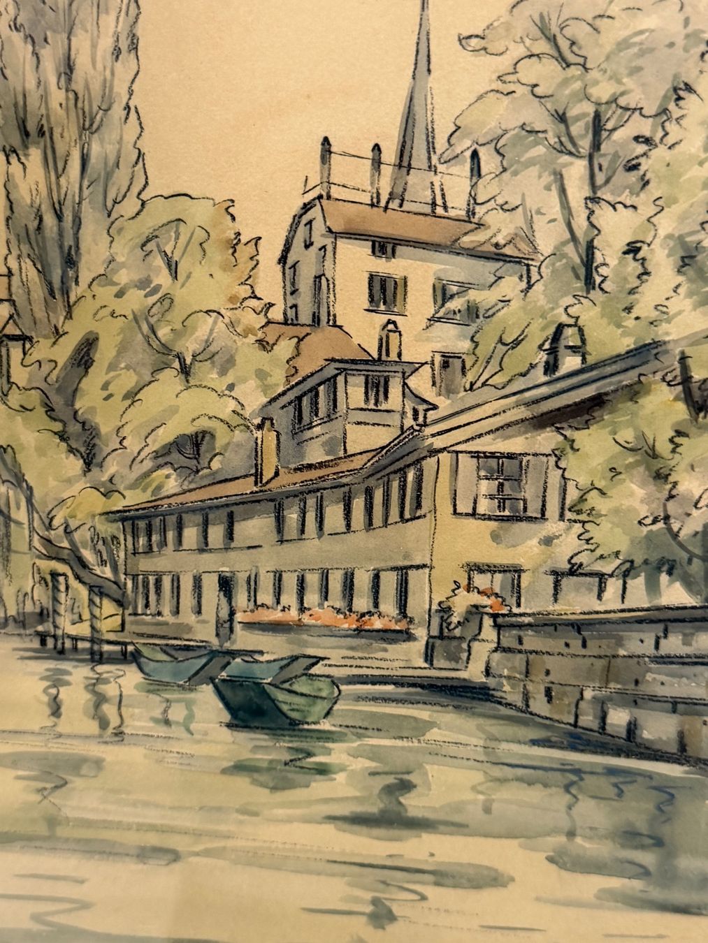 Gemälde: Sailer 1946 Original Gemälde – Gebraucht aus Basel von PAUL_ART 3