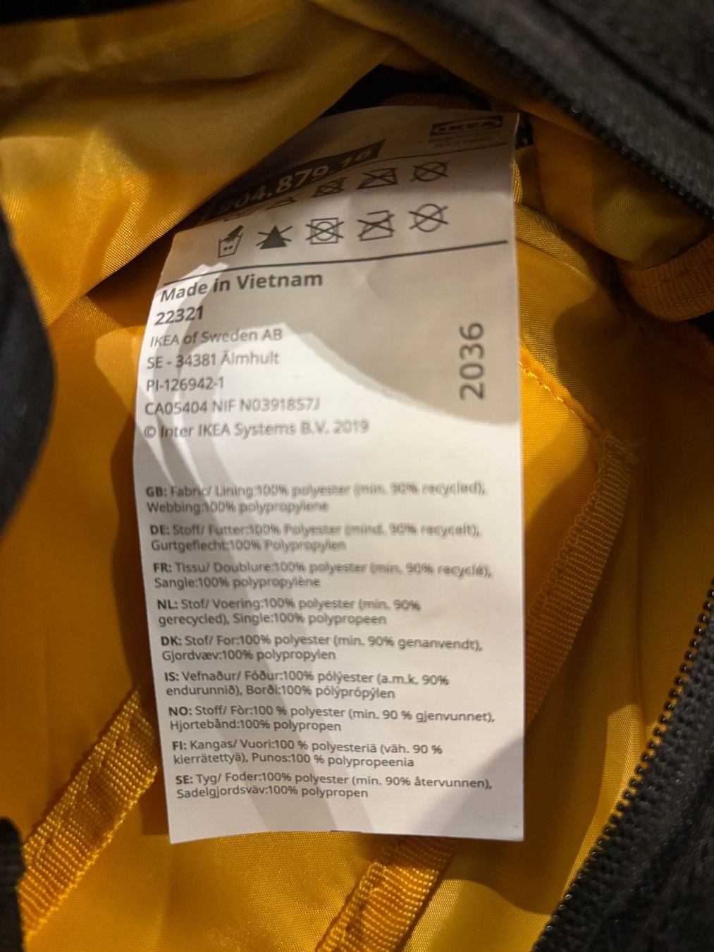 Zaini: Rucksack Världens, IKEA – Nuovo e nell'imballaggio originale da Luzern venduto da Jurschka 6