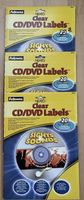 Étiquettes autocollantes de forme rondes pour CD et DVD